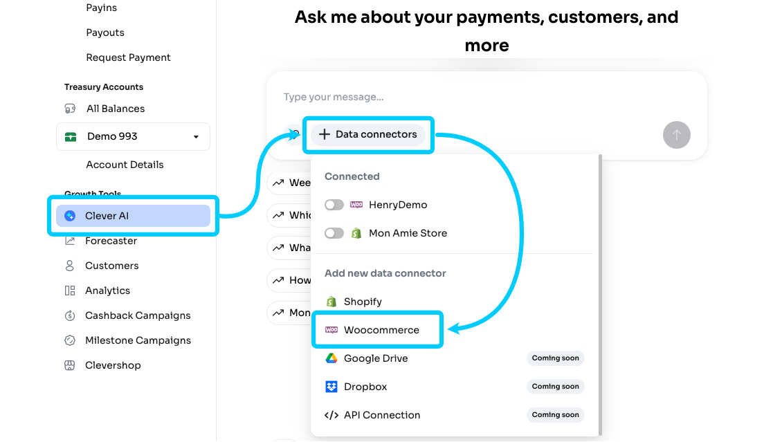 WooCommerce コネクターの追加