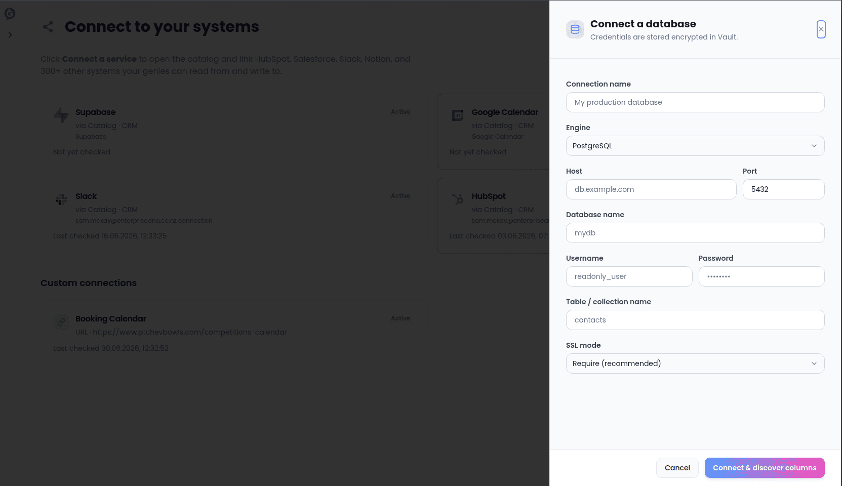 Knowledge Sync editor showing the source type picker