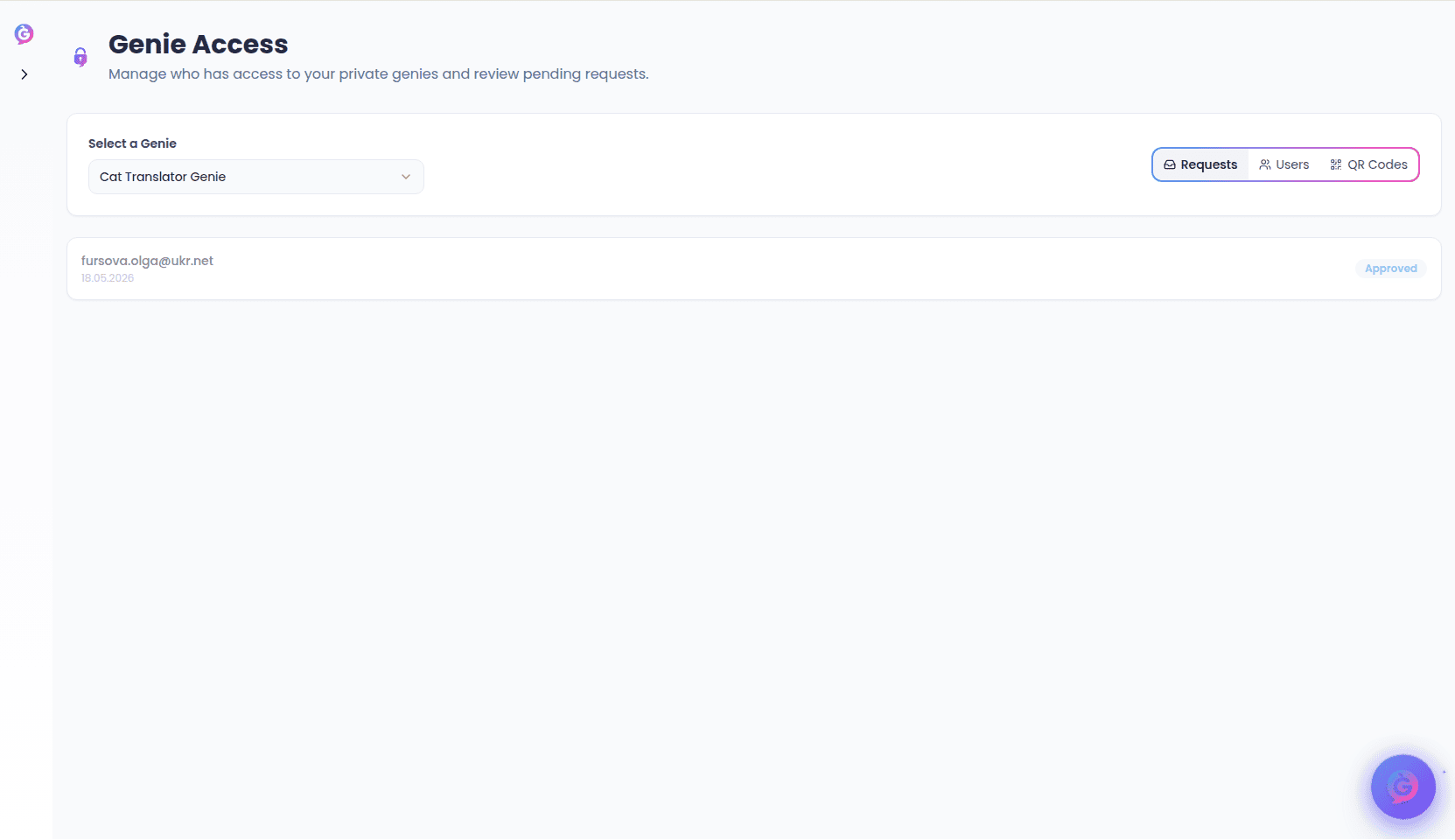 Genie Access