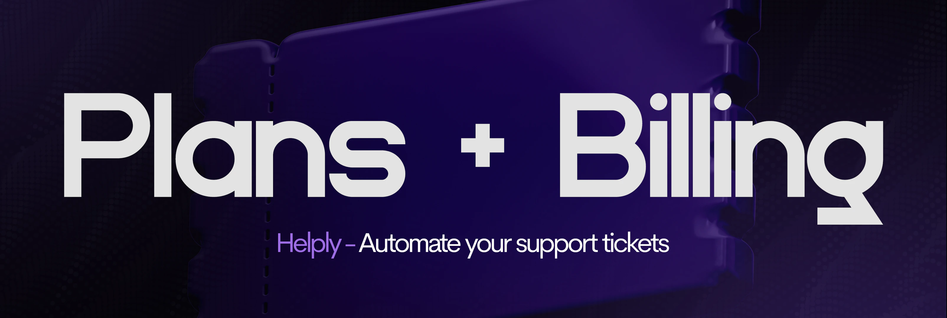 Plans and Billing Banner