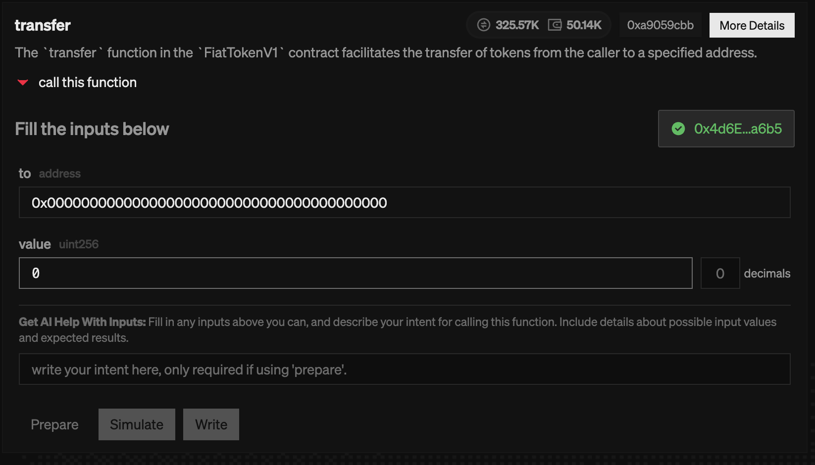 Herd function execution page