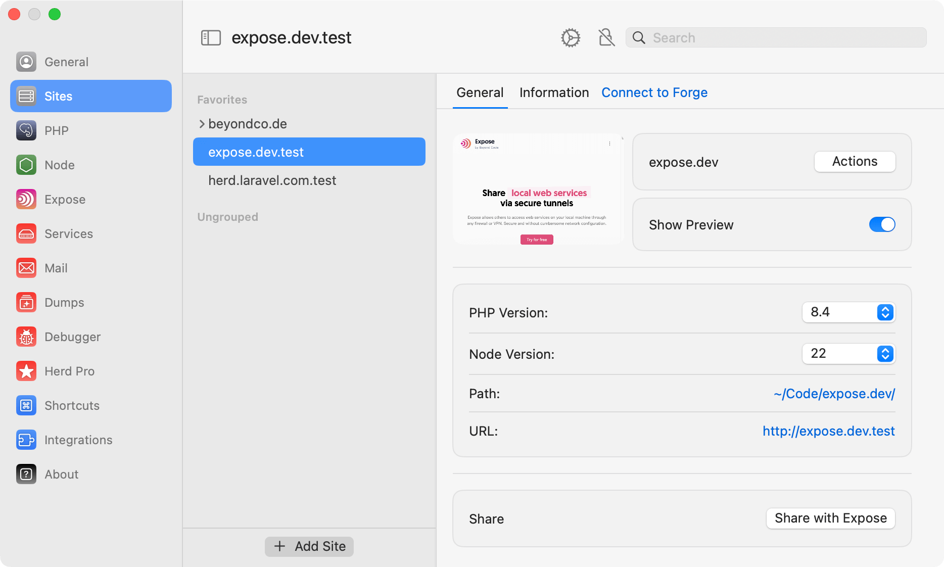Open the Site Manager