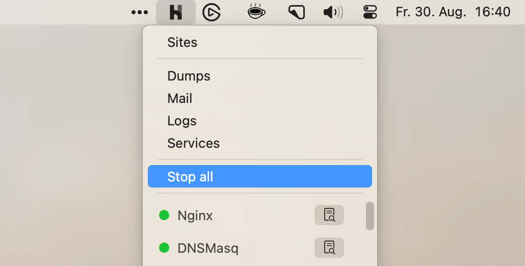 PHP Settings - Laravel Herd