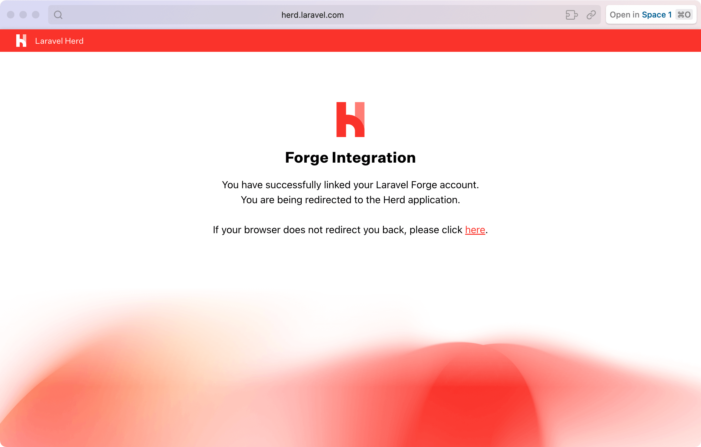 Browser with Auth Redirect