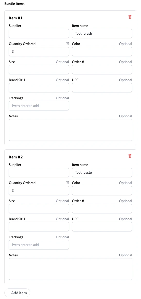 Bundle Example 2