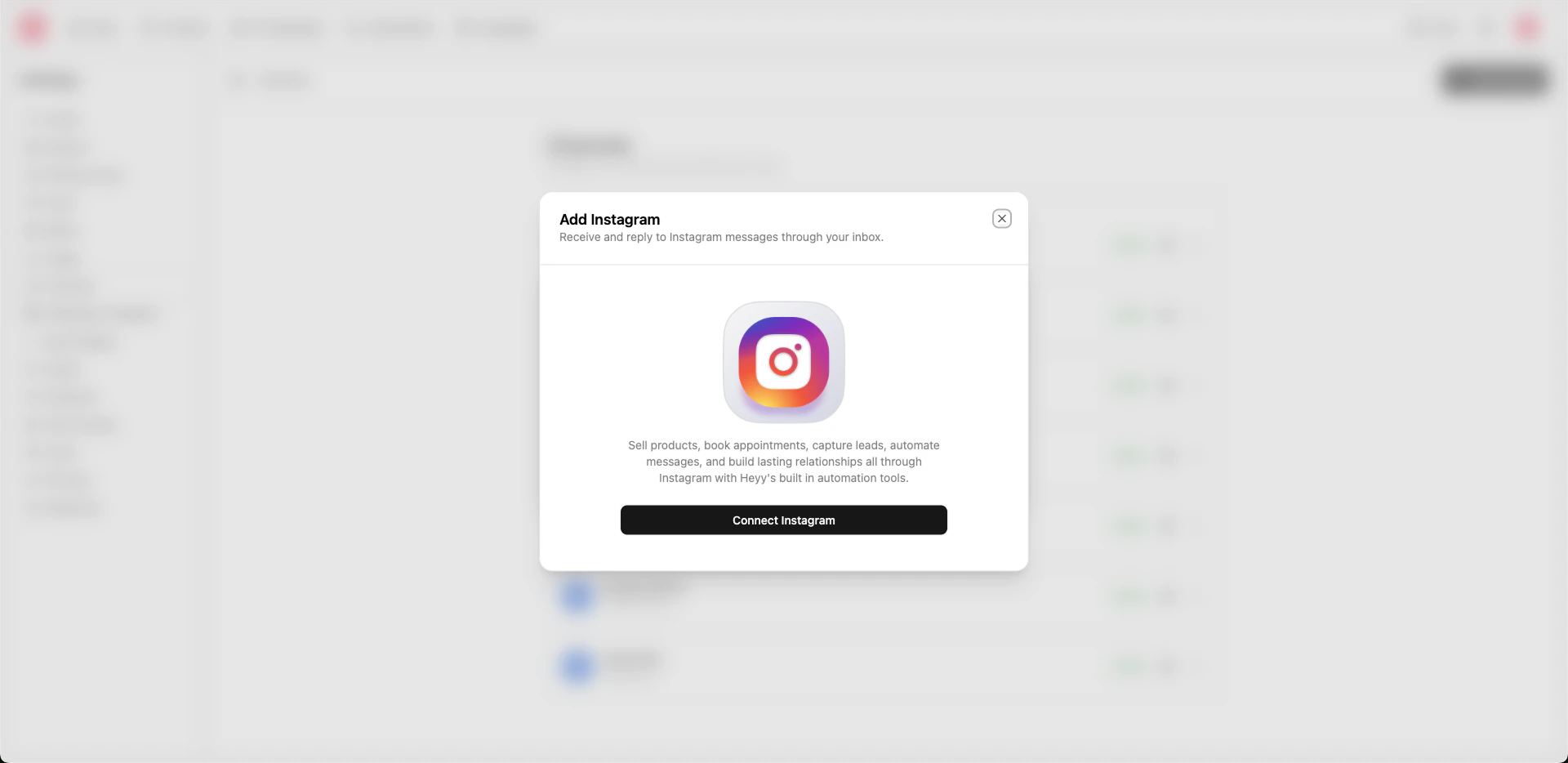 Instagram channel