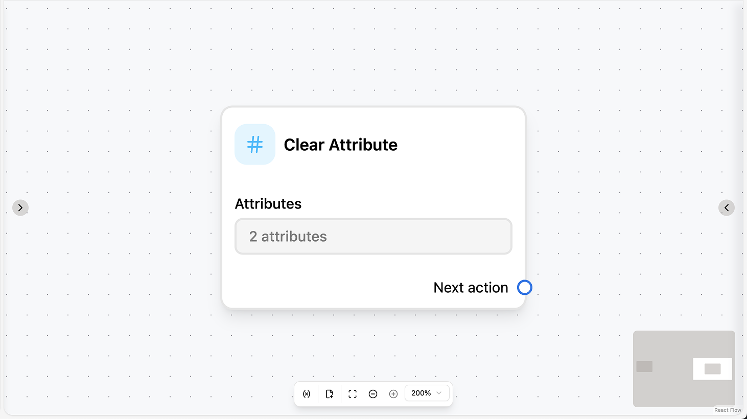Clear attribute action