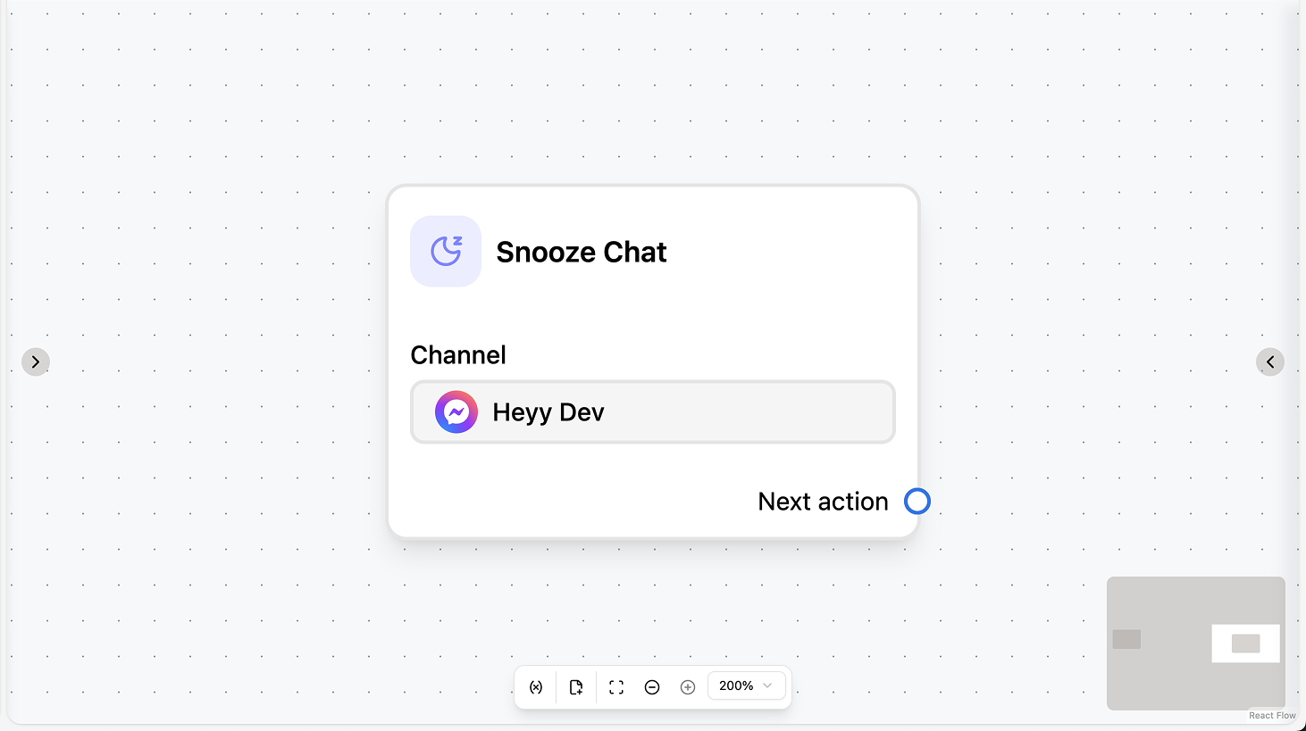 Snooze chat action