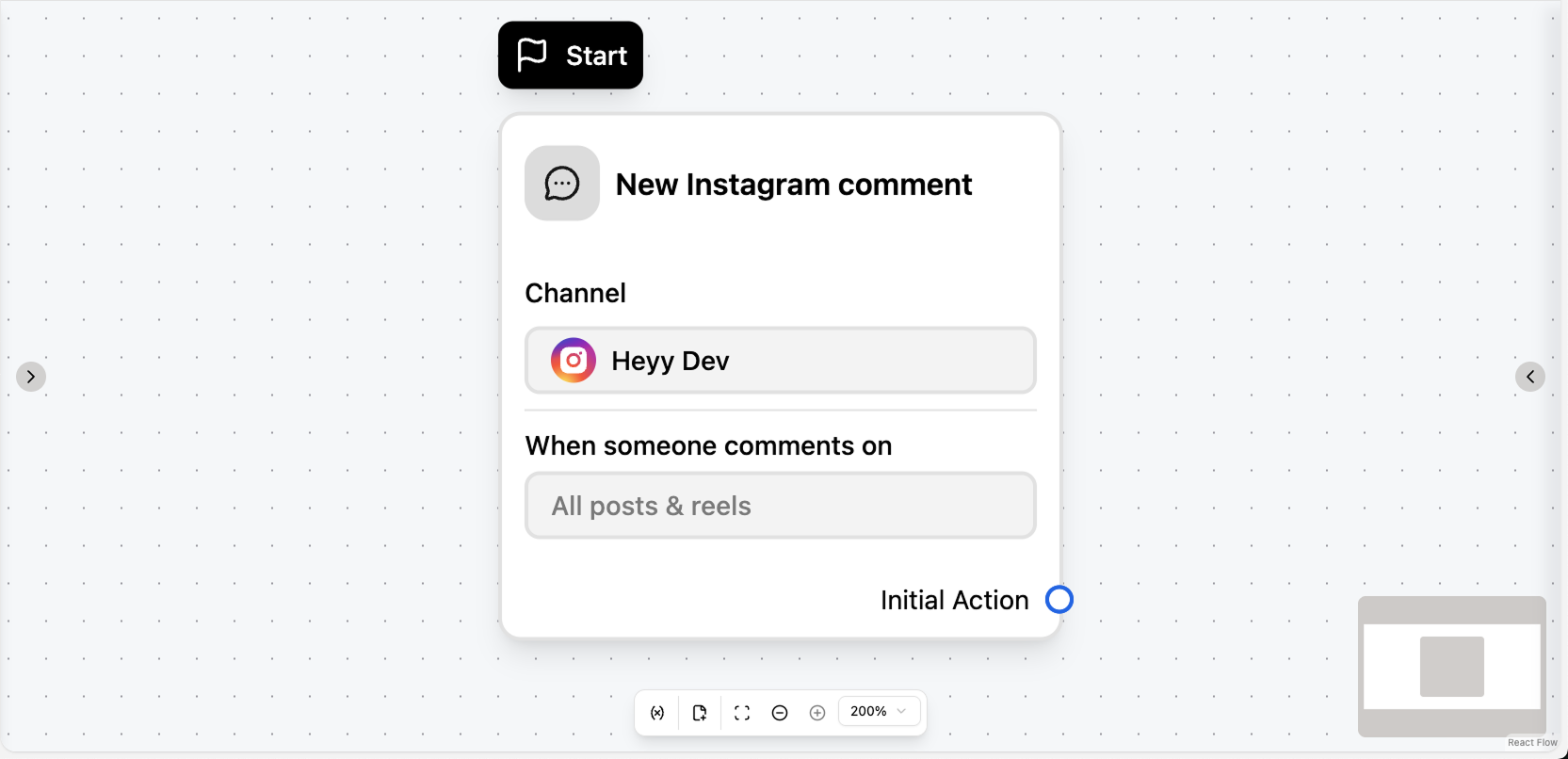 New Instagram comment trigger