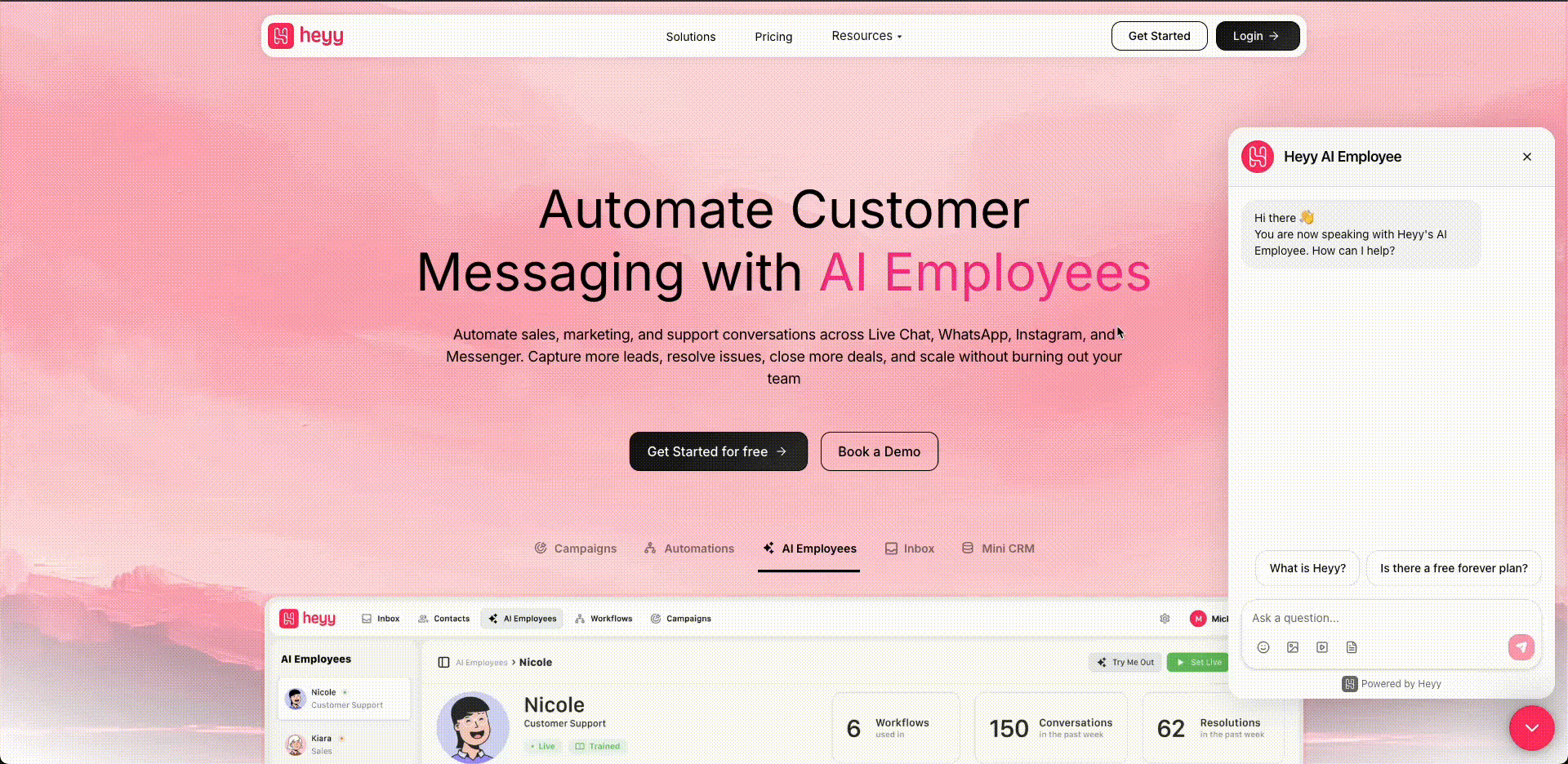 Live chat: sending and receiving media in the Inbox