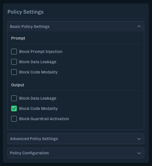 Sandbox Block Code Modality