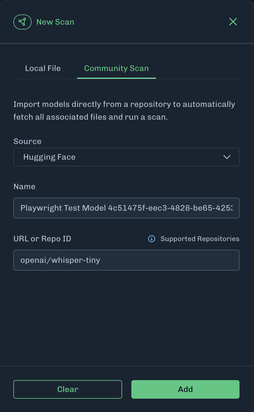 Add Model