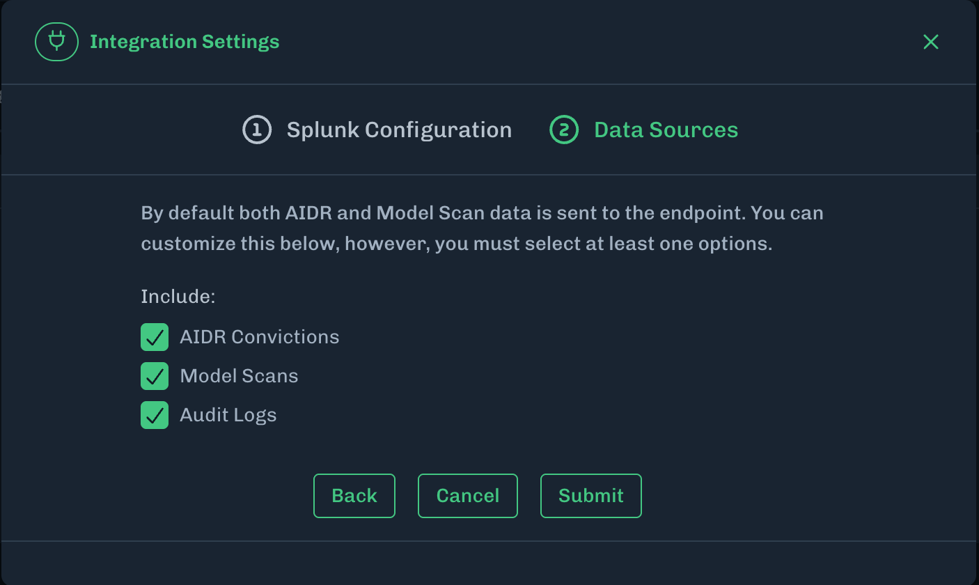 Splunk Data sources