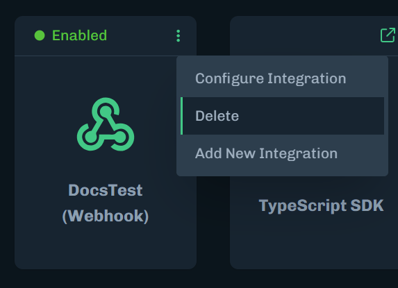 Webhook Header Values