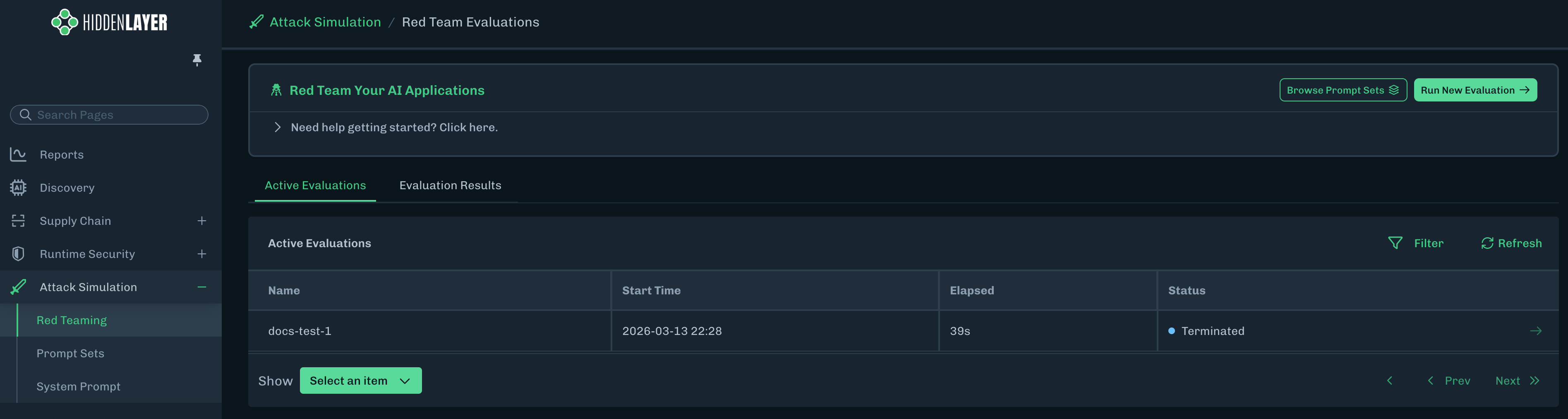 Red Team Evaluation Static Prompt Set