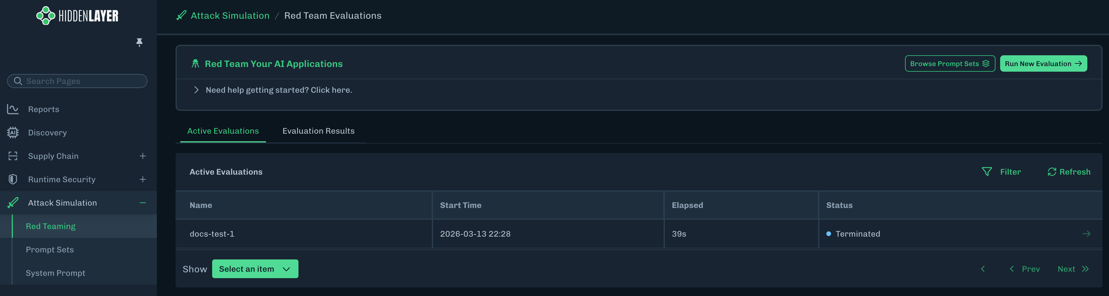 Red Team Evaluation Static Prompt Set