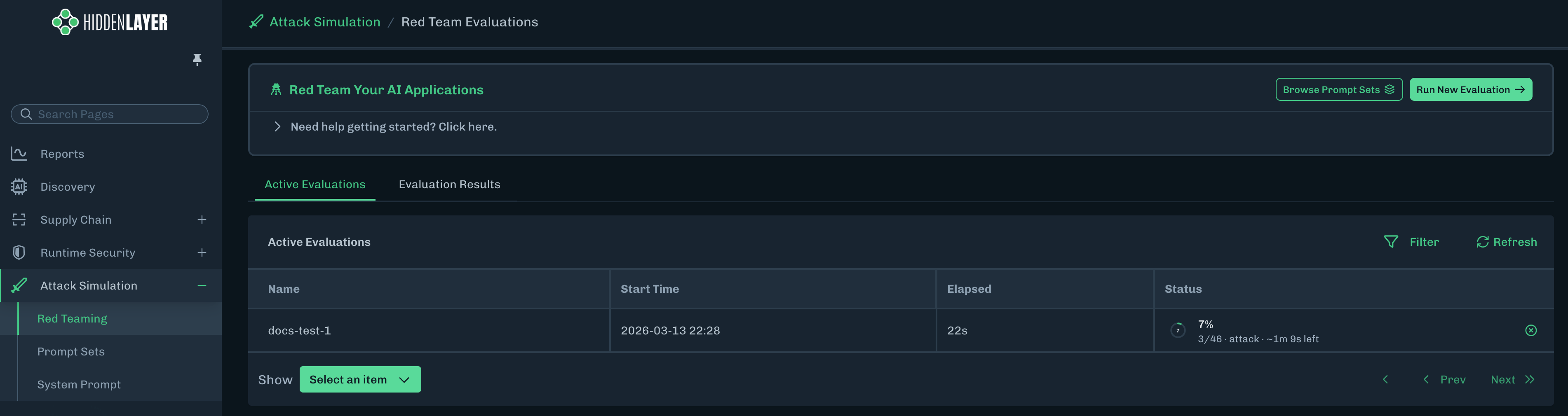 Red Team Evaluation Static Prompt Set