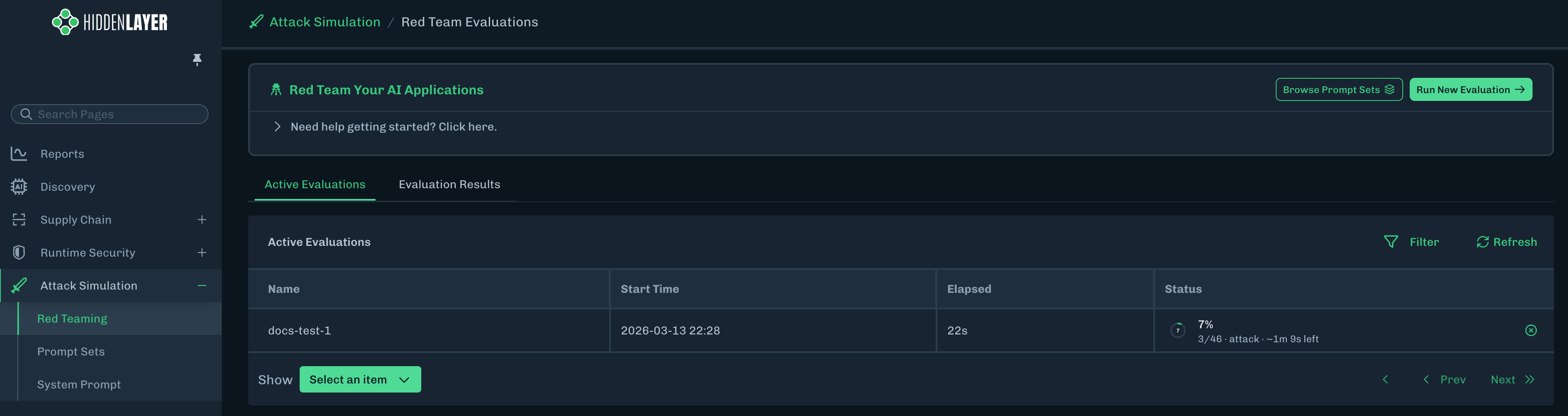Red Team Evaluation Static Prompt Set