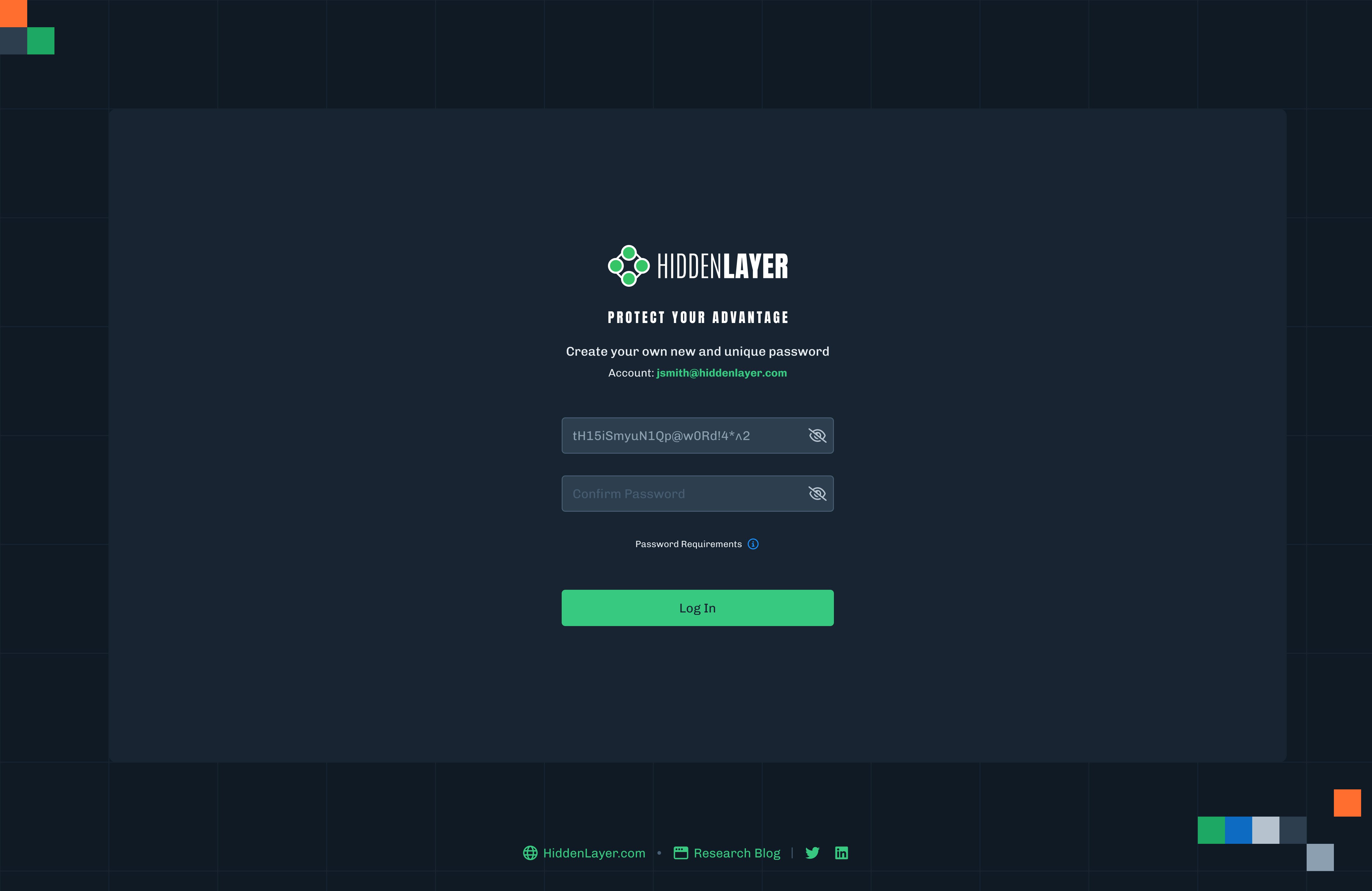 Login Screen