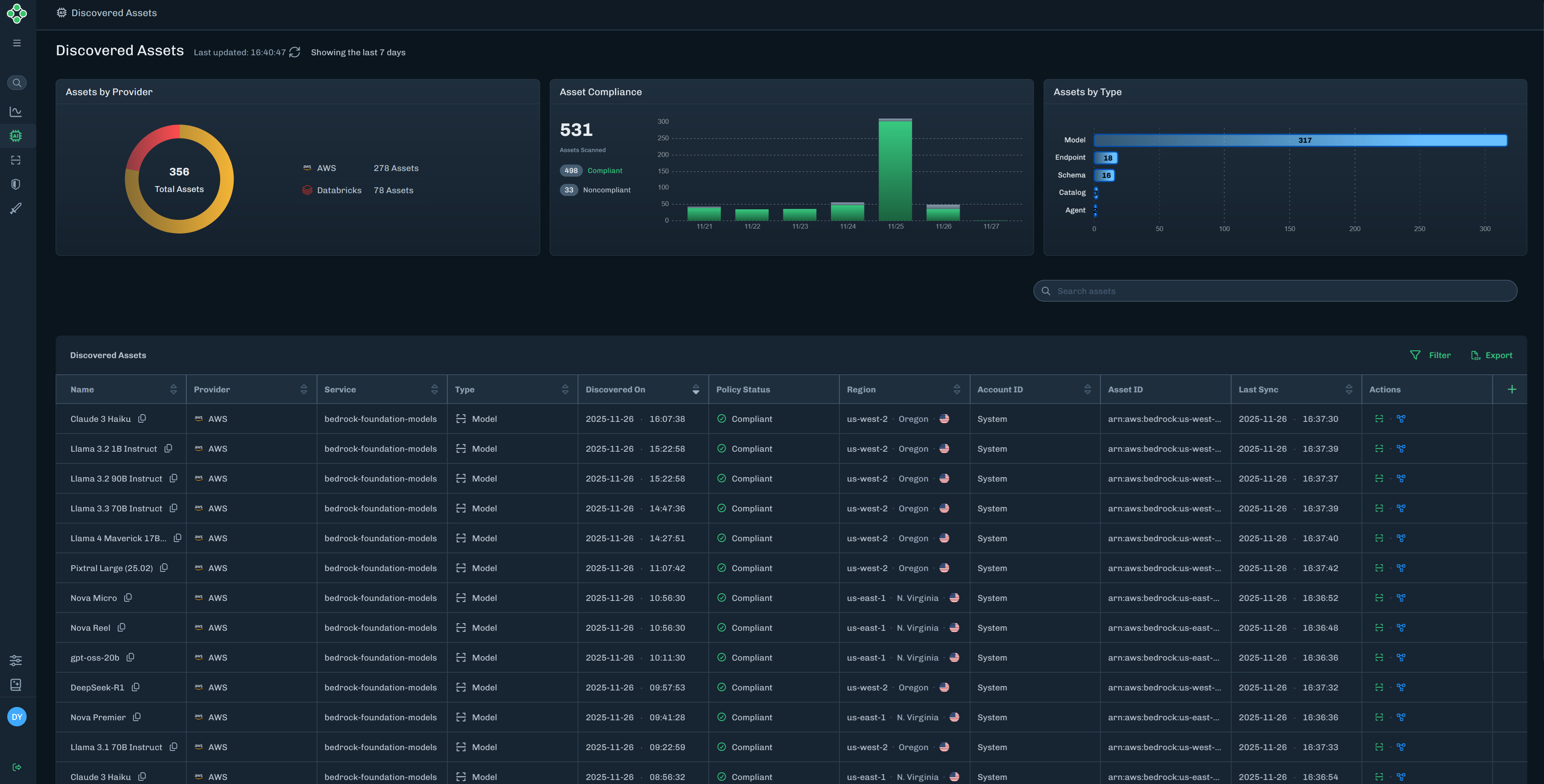 Discovery page