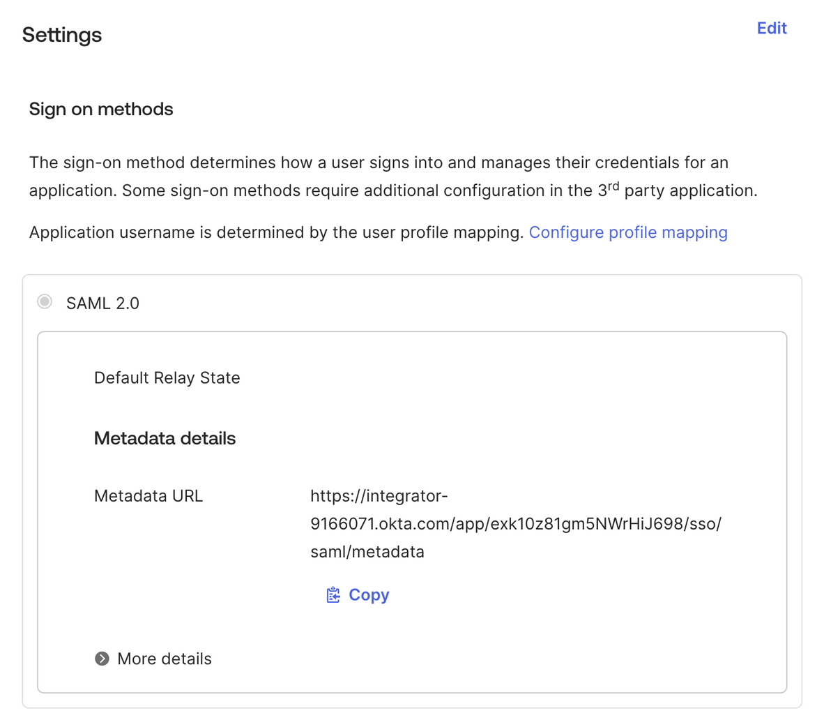 Okta Sign On Methods More Details