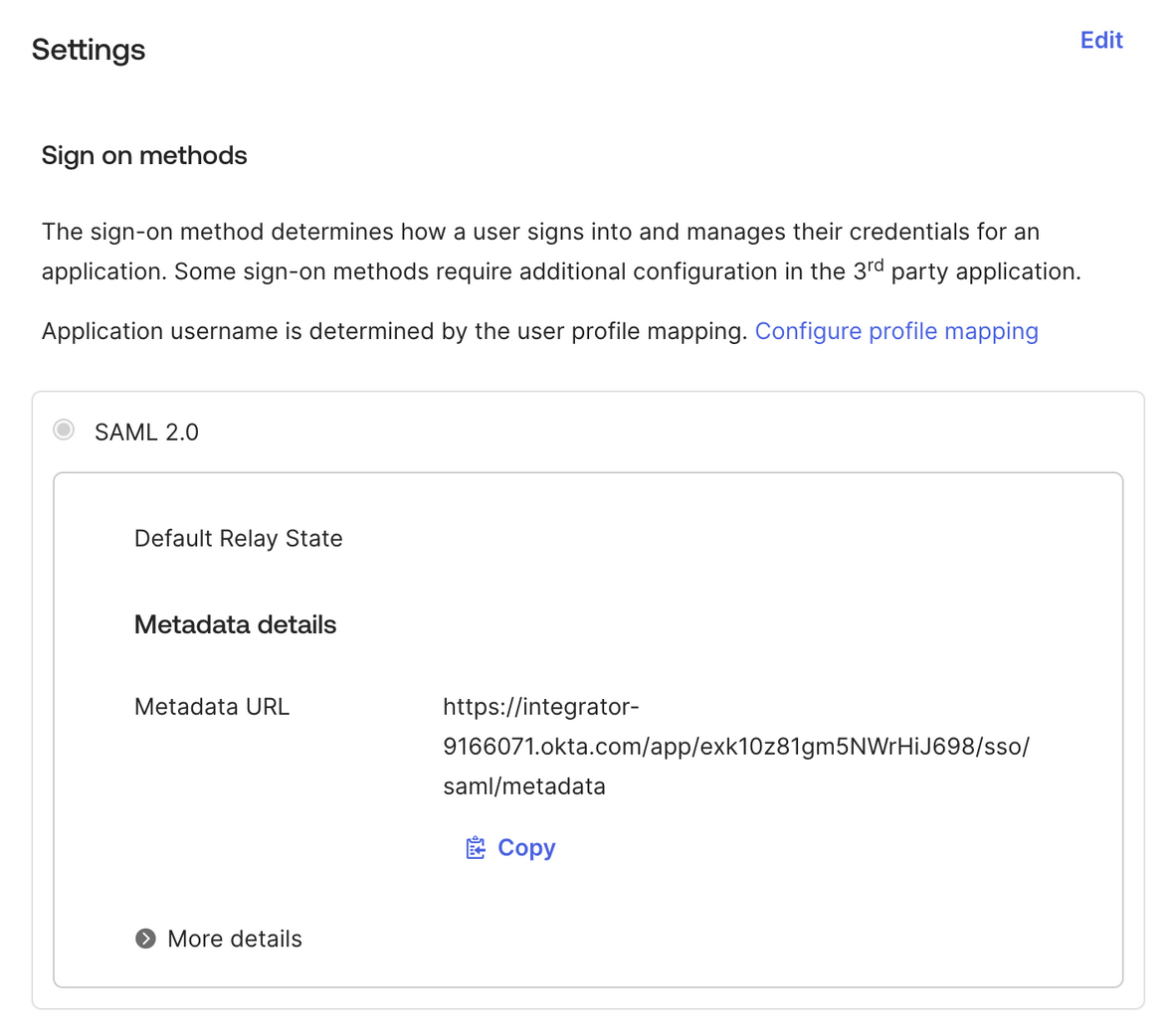Okta Sign On Methods More Details