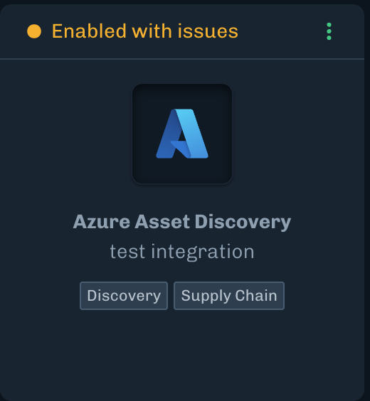 Azure Card Status