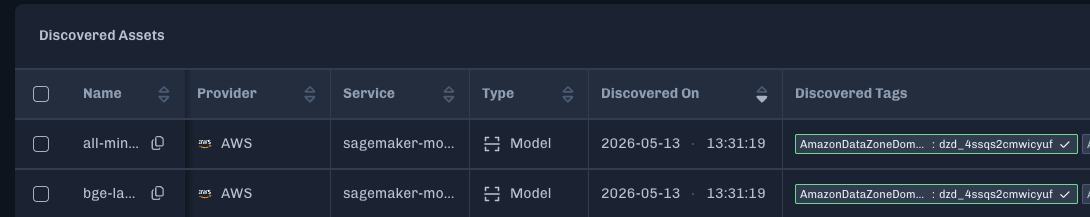 Discovered Assets Expanded