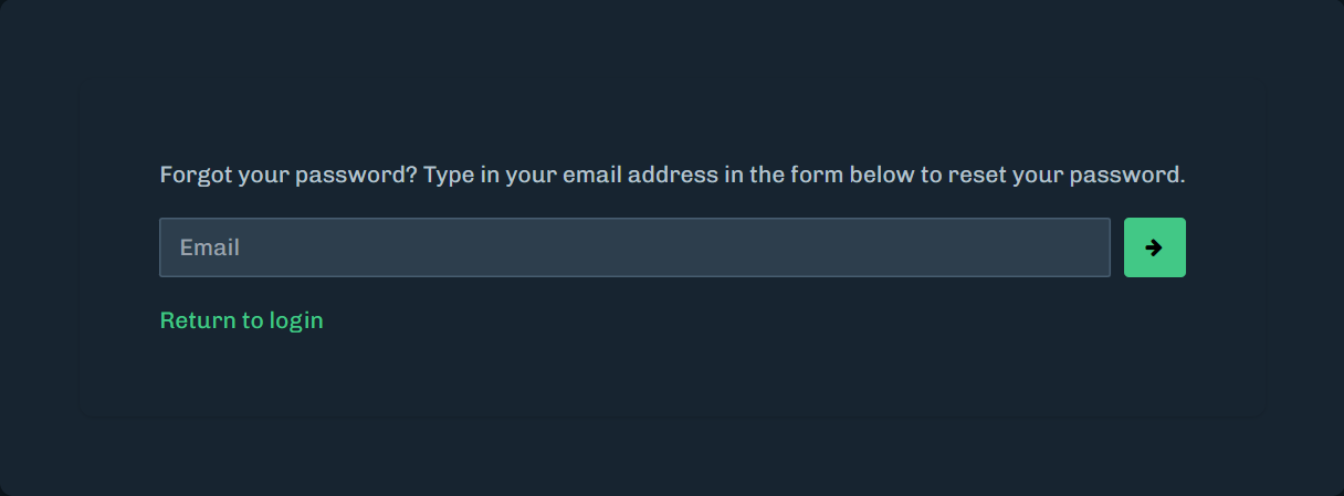 Forgot Password Email