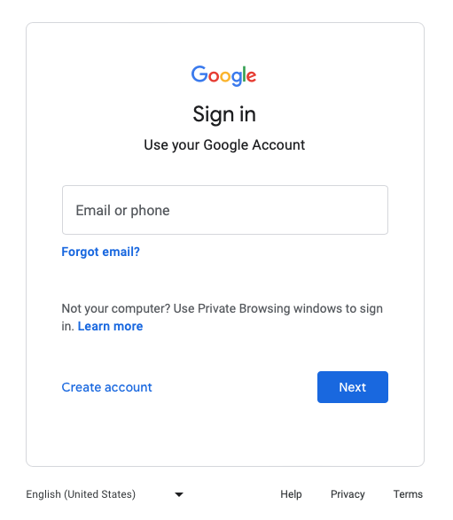 Google Sign In