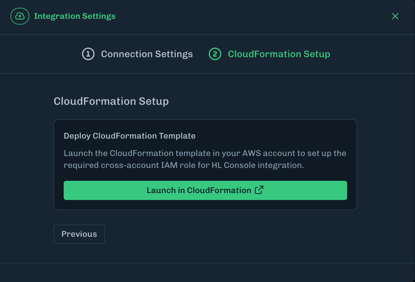 Launch in CloudFormation