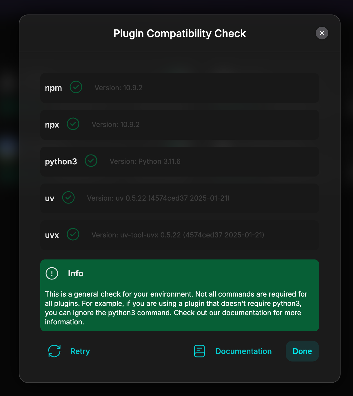 Plugin Compatibility Check