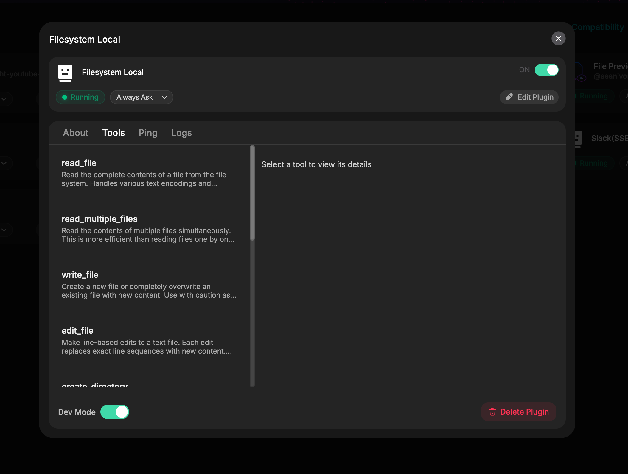 stdio Plugin Setup Successful