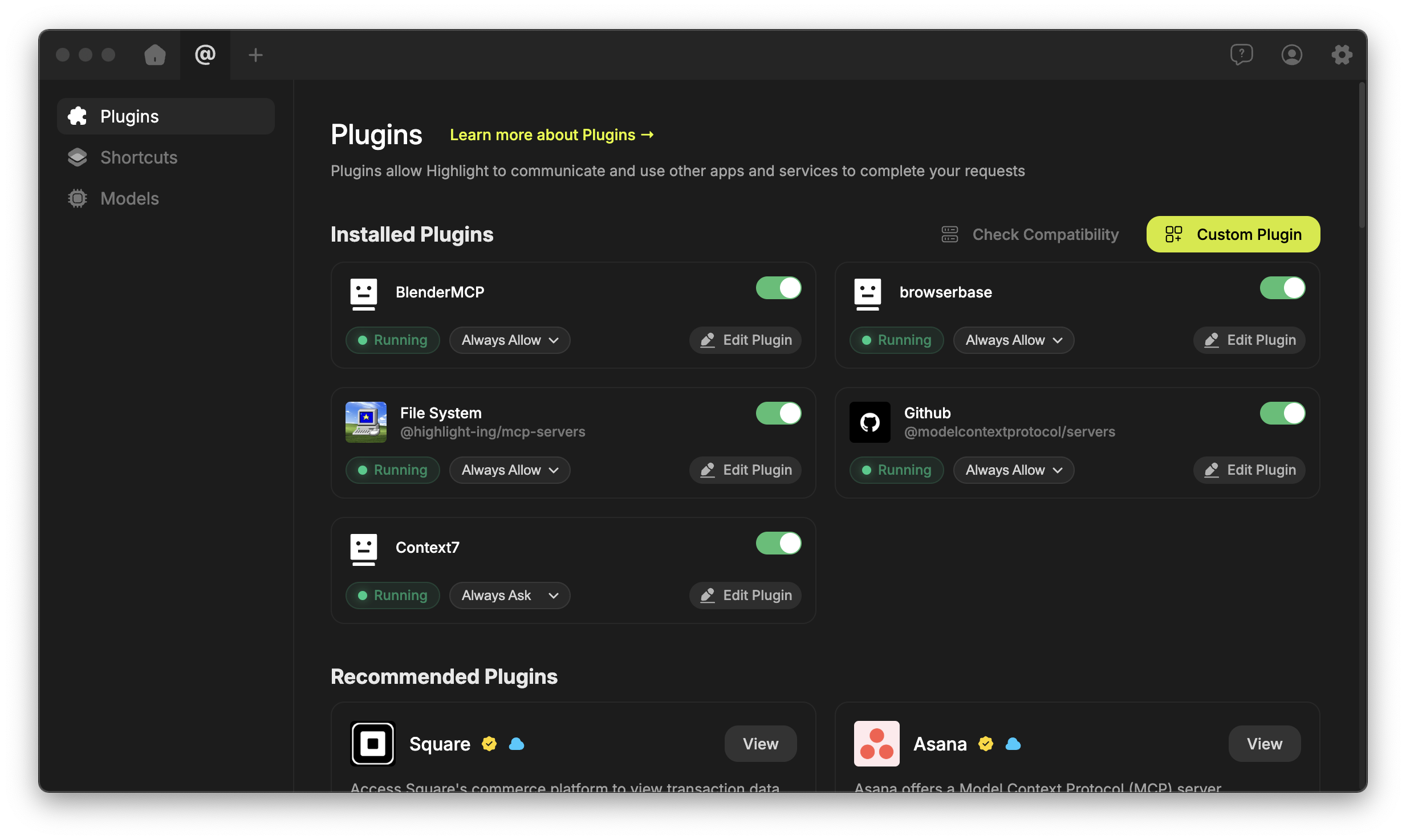 Connections Page