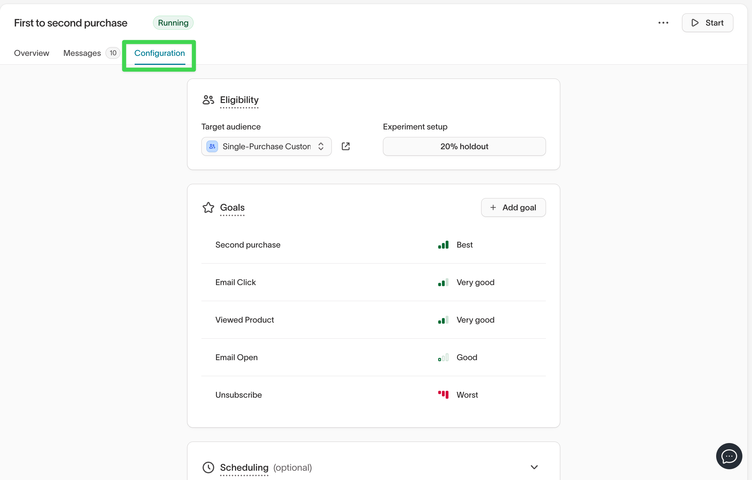 Agent configuration overview