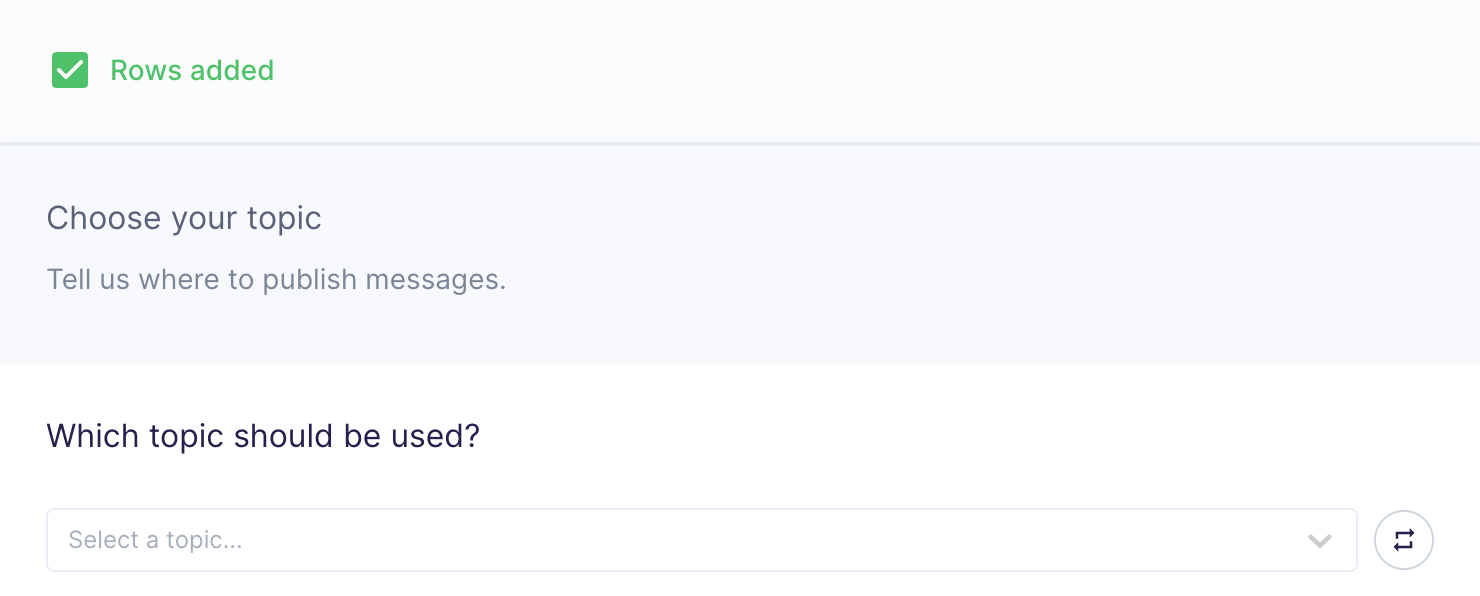 Toggle use column to send message to multiple queues