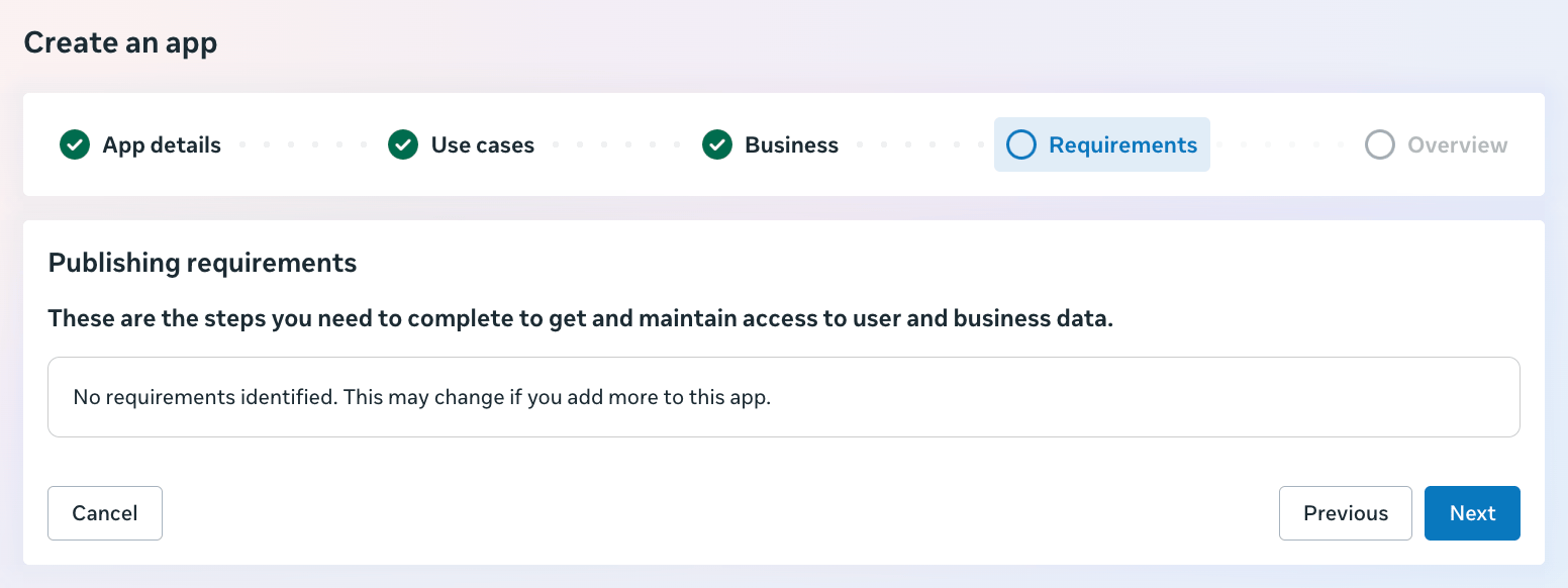 Reviewing app publishing requirements