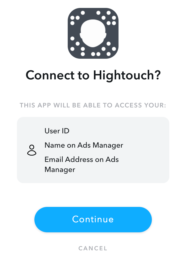 OAuth flow for Snapchat