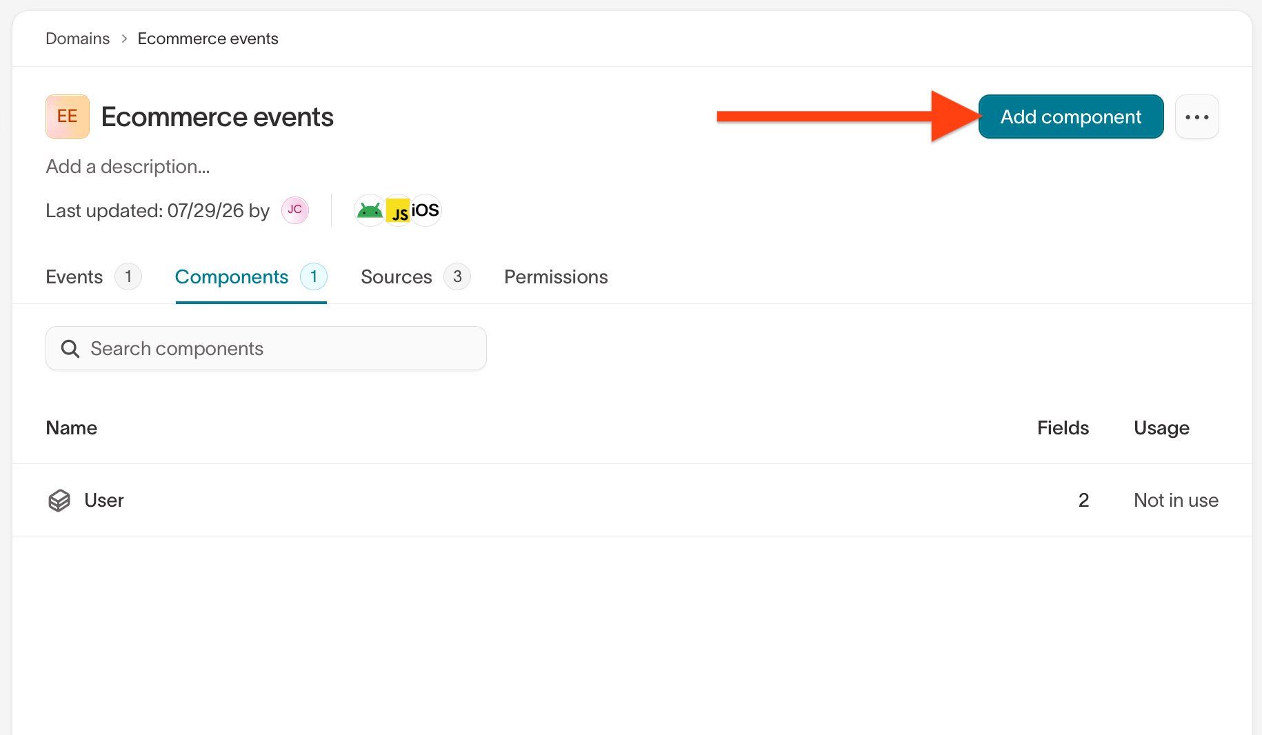 New component