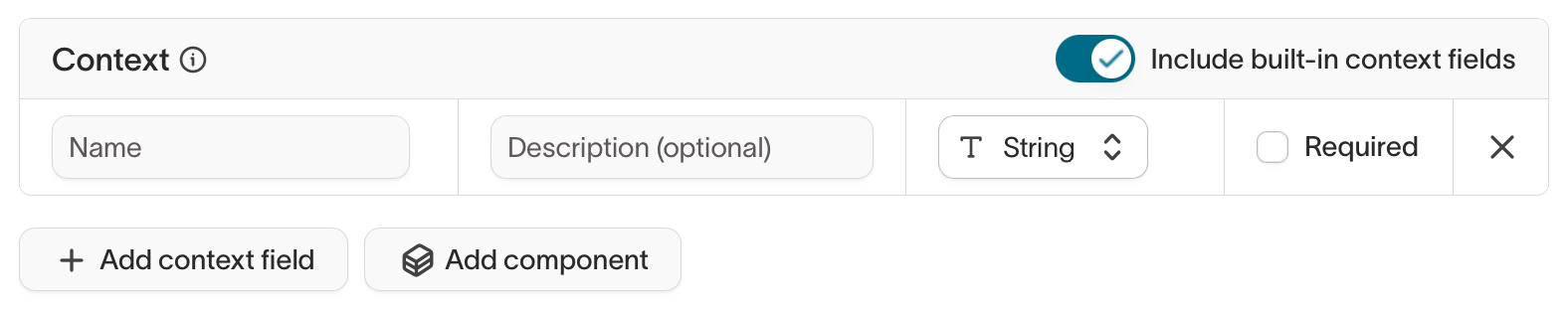 Context validation