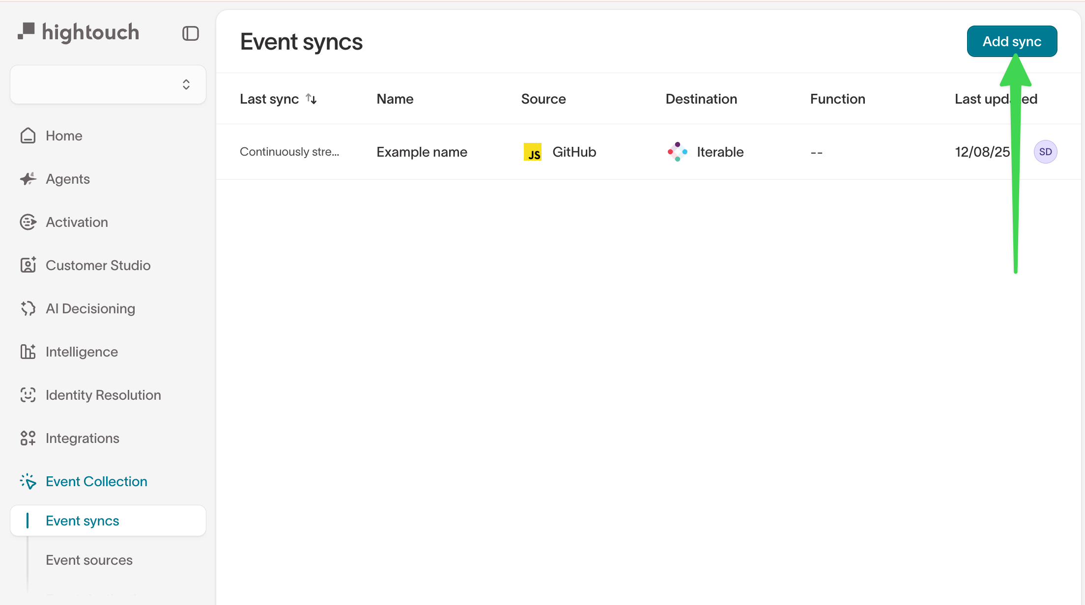 Add event sync