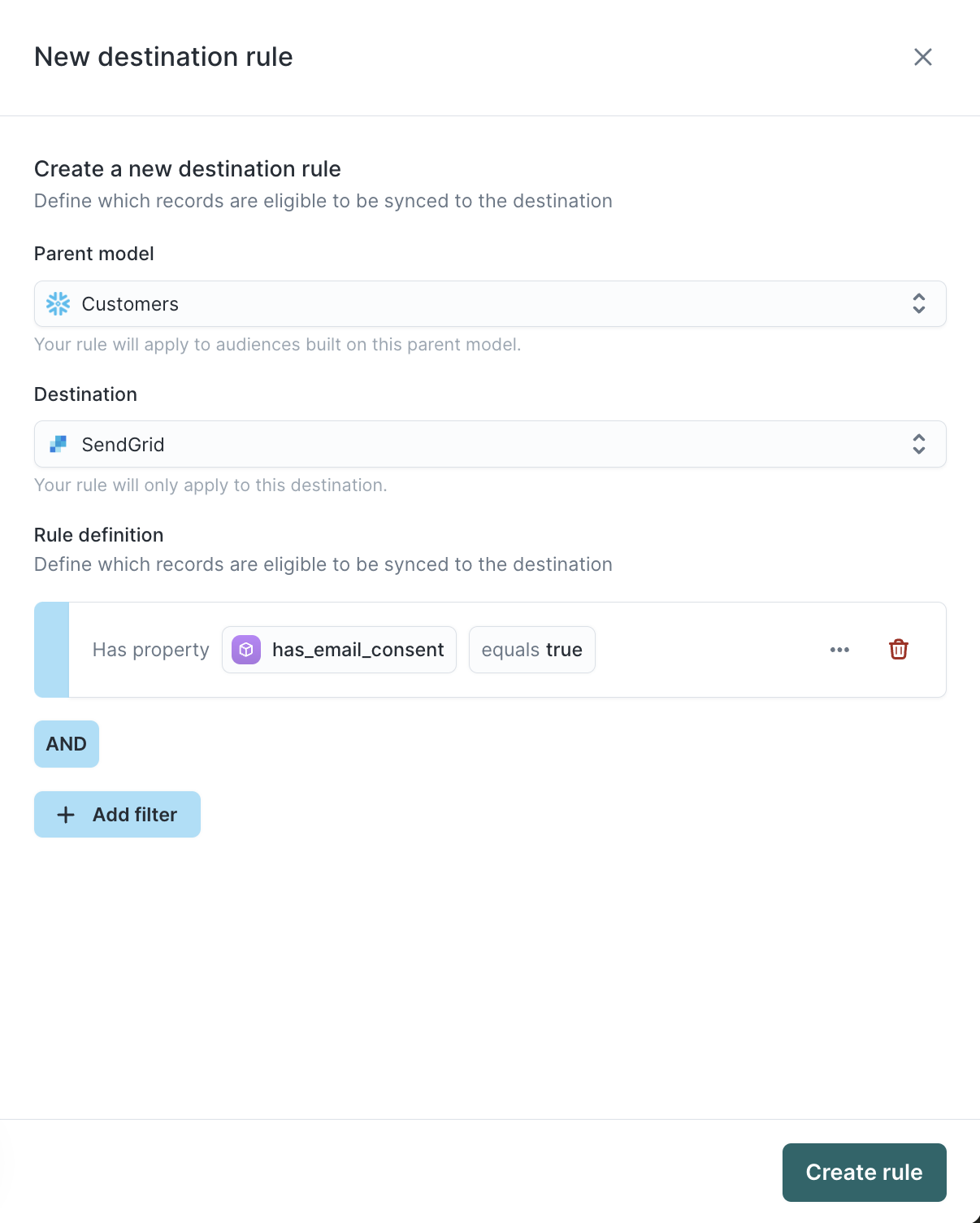 Example rule