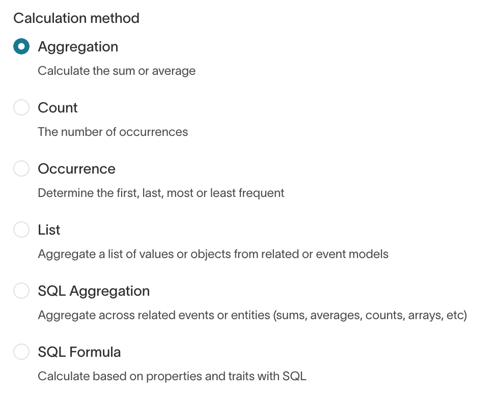 Choose a trait method