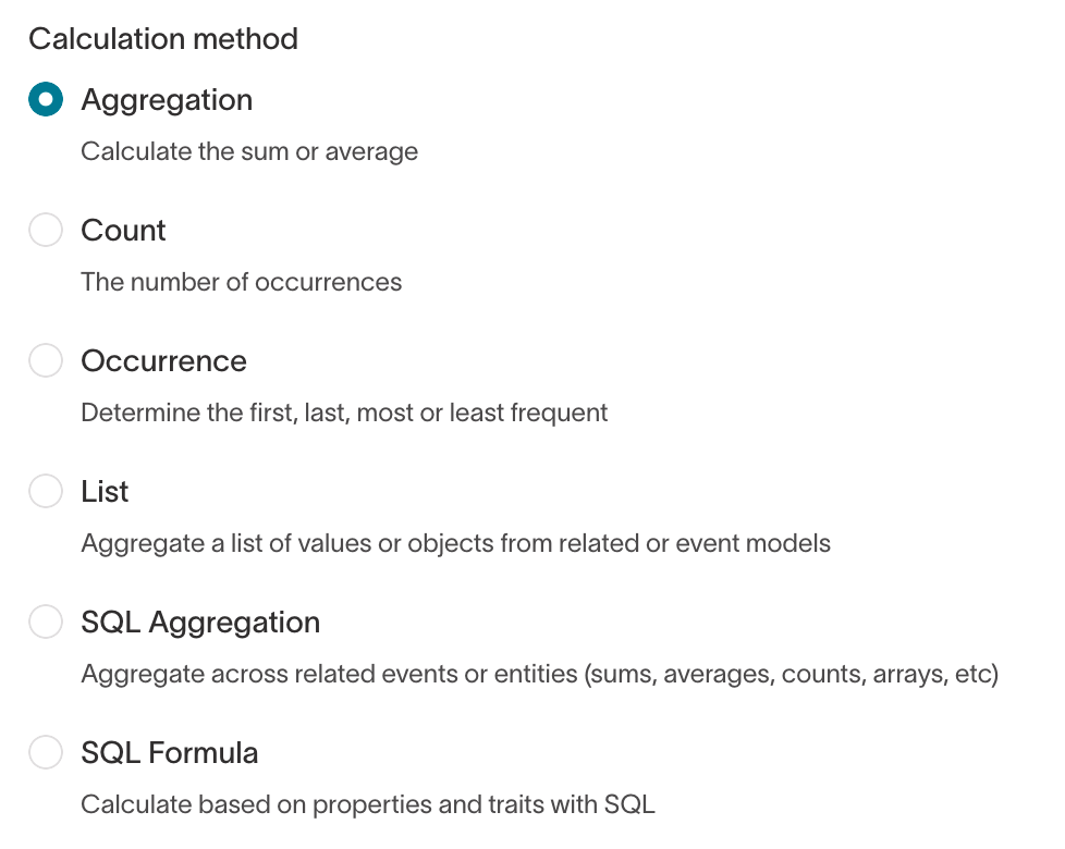 Choose a trait method