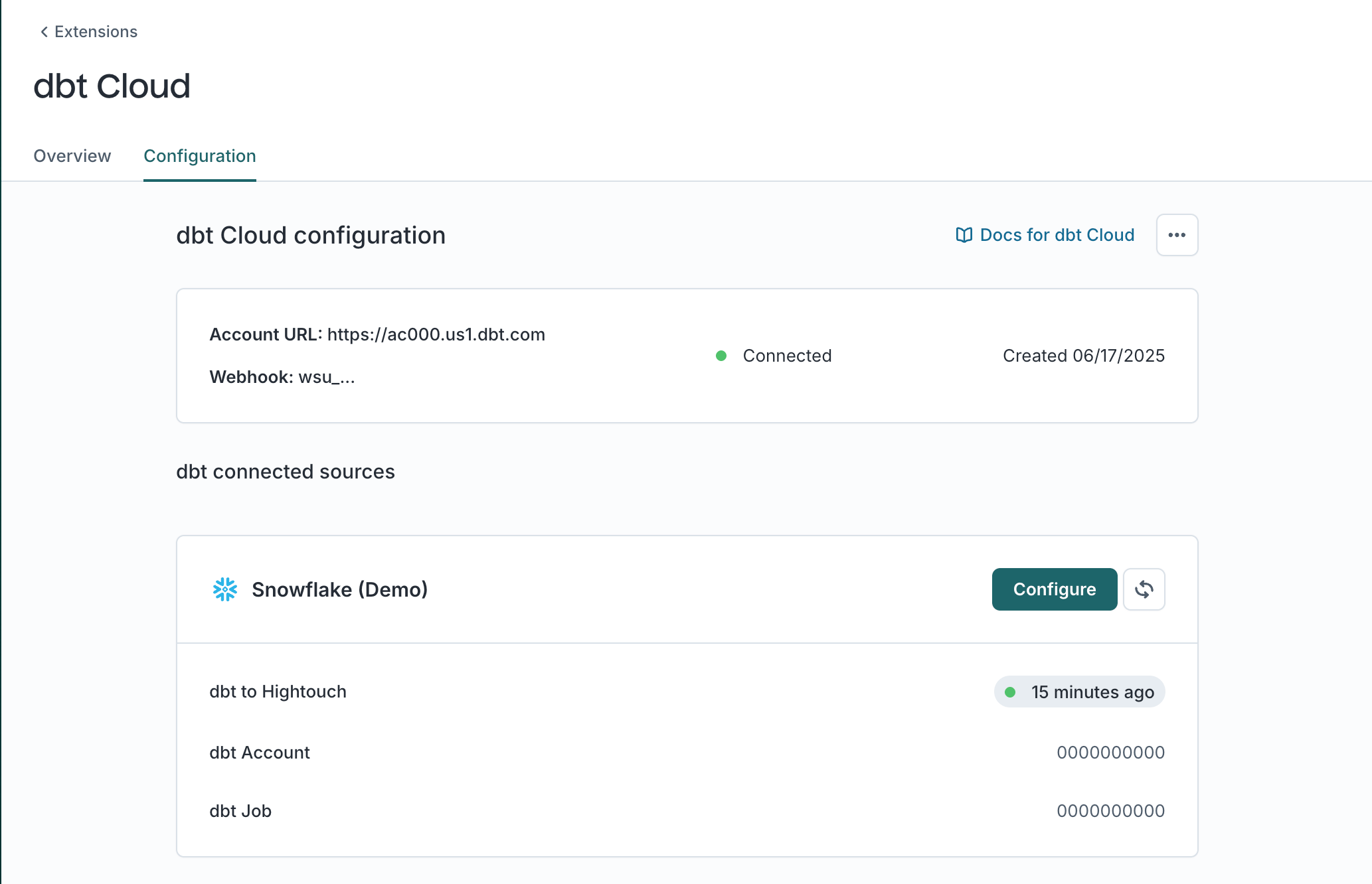 dbt Cloud connections