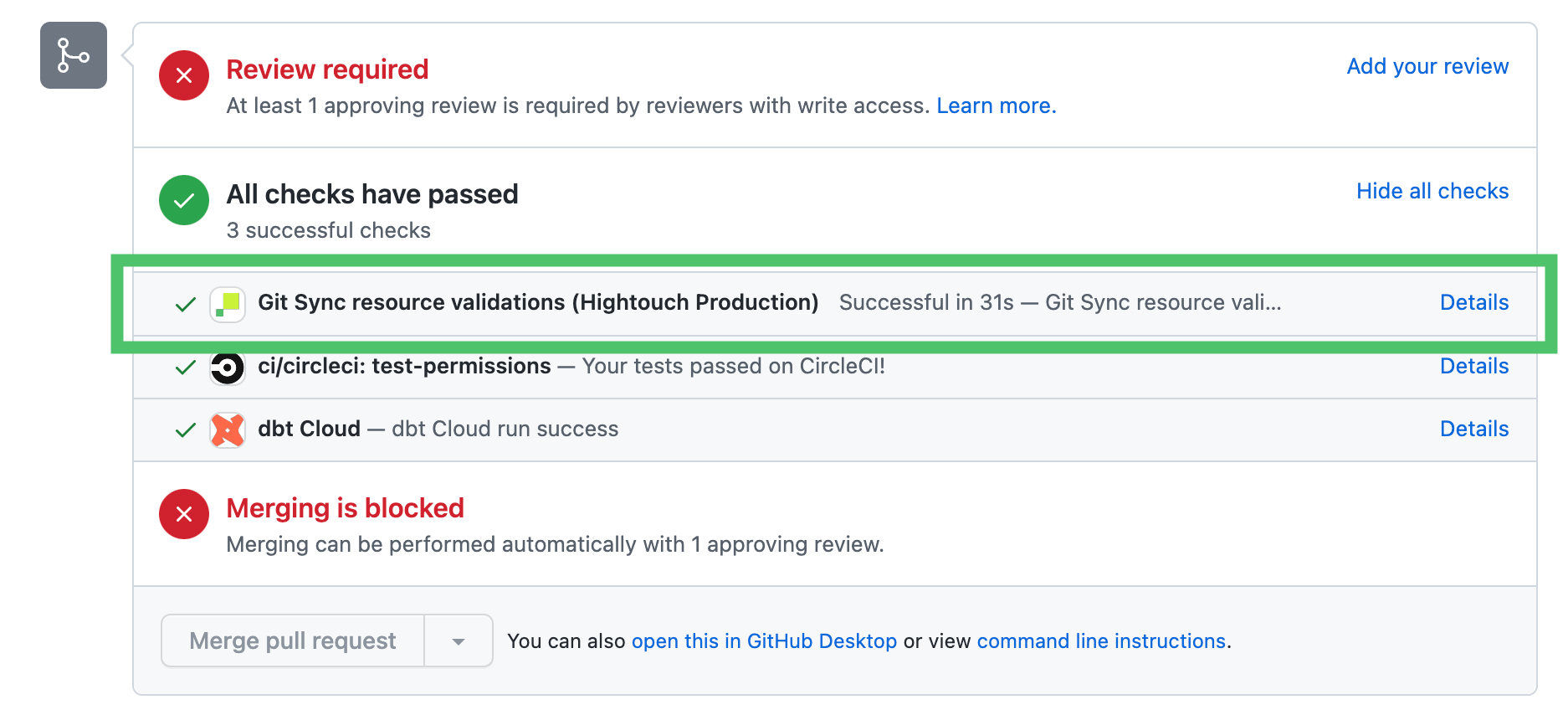 Passed CI check