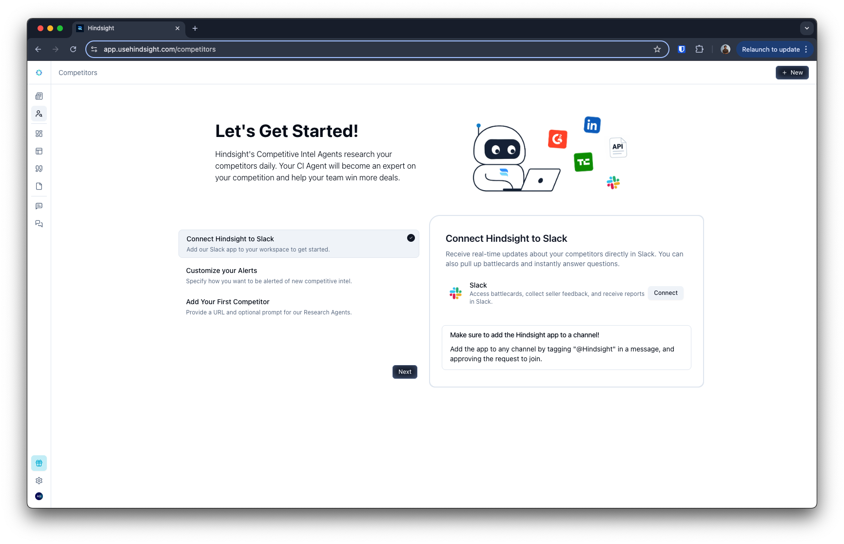 Connect Slack