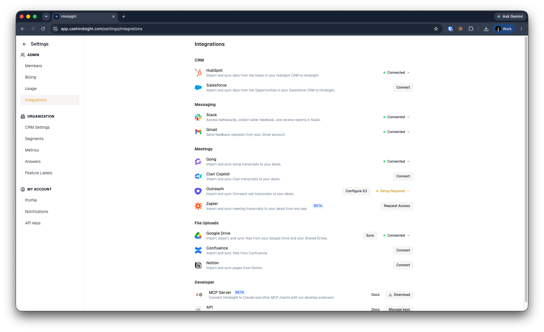 Deal documents from connected sources