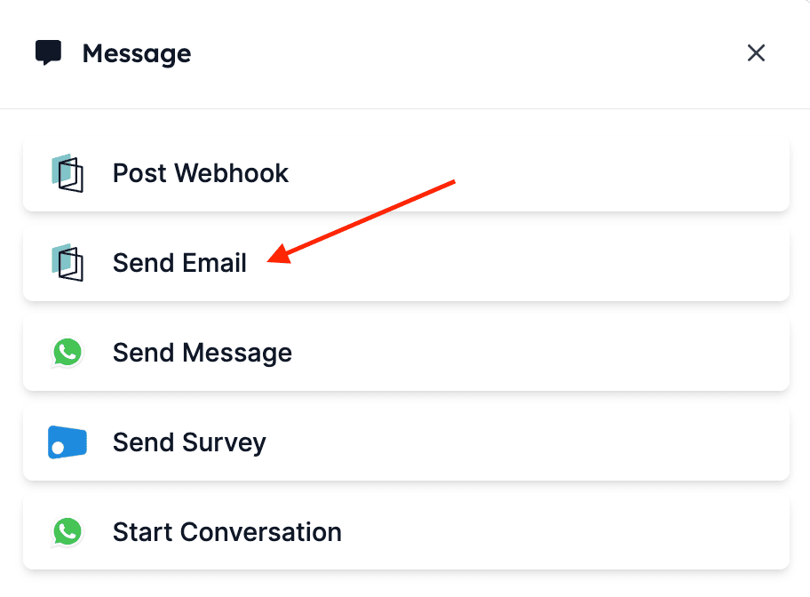 Adding a Send Email task