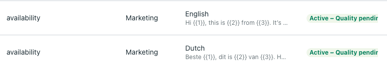 Naming consistency